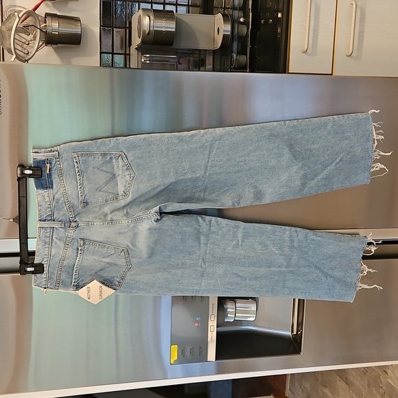 💕MOTHER SUPERIOR💕 The Rambler Zip Ankle Fray Jeans ~ I'm With the Band 29 NWT - Picture 13 of 16